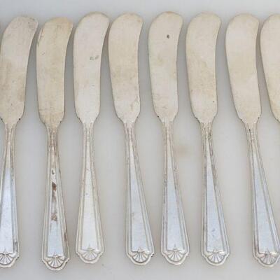 9 Sterling Silver Butter Spreaders 5 5/8