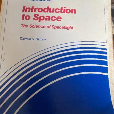 Introduction to space vintage book.
