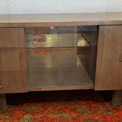Mid Century Modern Buffet Side Cabinet By Architectural Modern By Morris Of California.