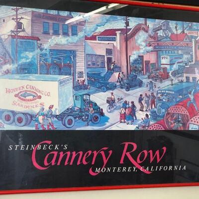 Vintage Cannery Row litho