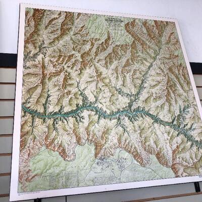 Vintage Grand Canyon wall hanger by Nat Geo