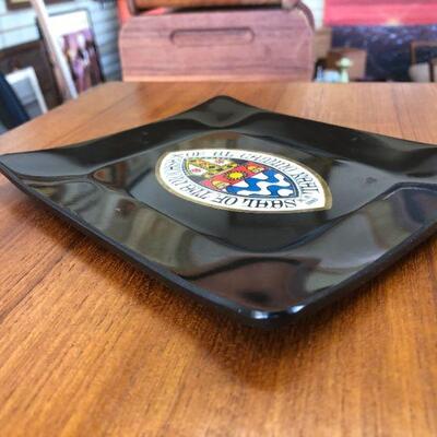 Couroc religious tray