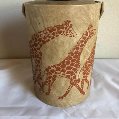 Vintage giraffe ice bucket