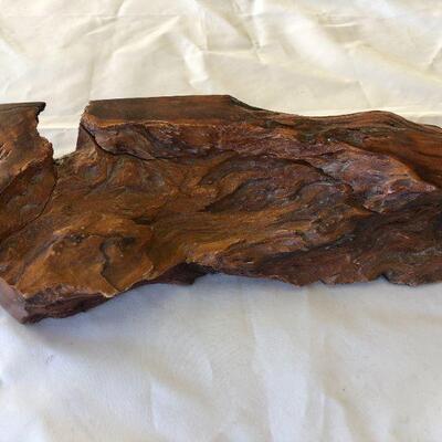 Vintage wood trinket box, 2 compartments