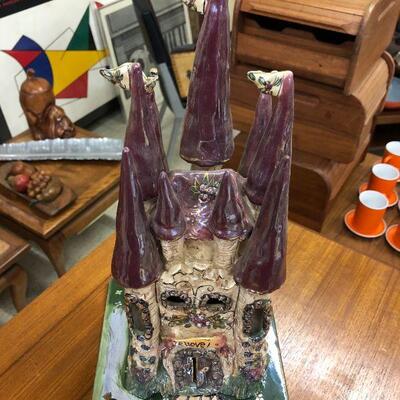 Vintage ceramic castle