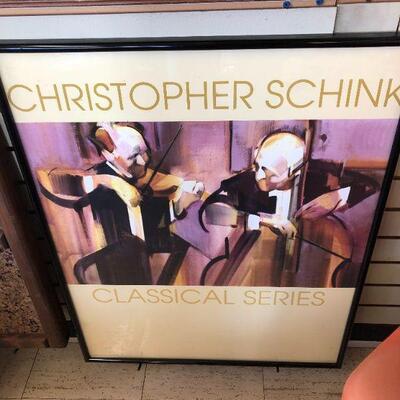 Vintage Christopher Schink litho