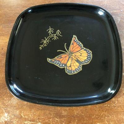 Vintage Couroc butterfly