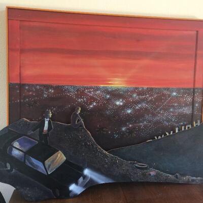 Hollywood mixed media artwork