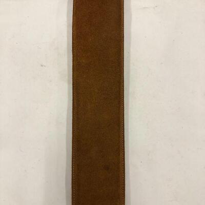 Vintage slide rule in leather pouch