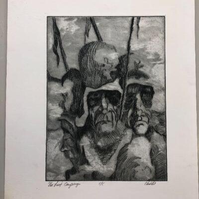 Vintage litho - The Last Campaign