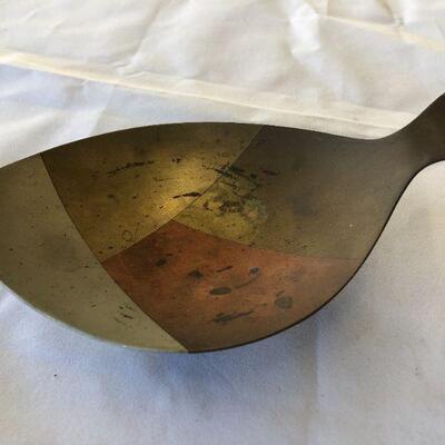 Taxco mixed metal fish shaped tray