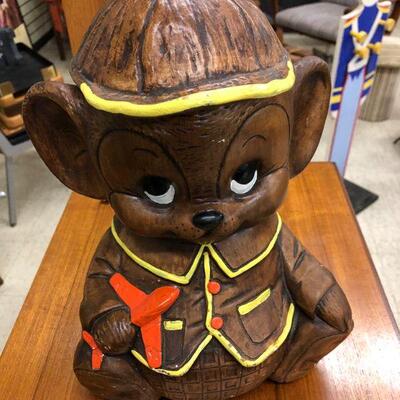 Vintage mouse cookie jar