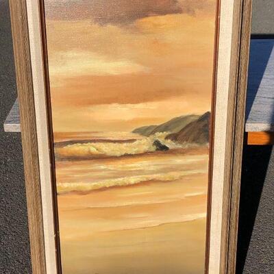 Vintage original painting by Cecil Lee