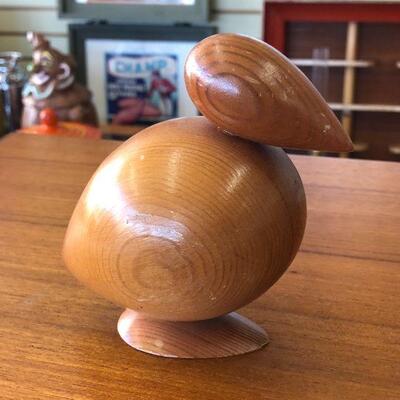 Vintage wood bird