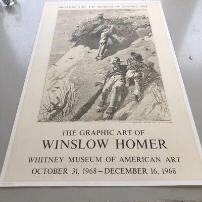 Vintage Winslow Homer poster