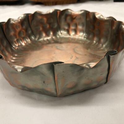 Gregorian copper bowl
