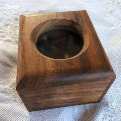Vintage Koa music box from Hawaii