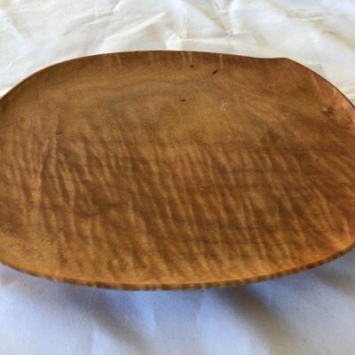 Holly Tornheim curly maple platter