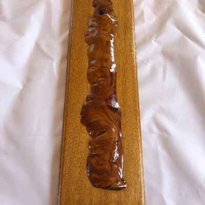 Burl wall art