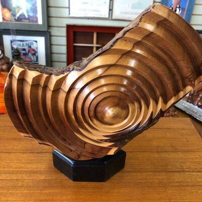 Vintage wood sculpture