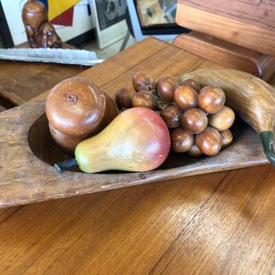 Vintage wood fruit
