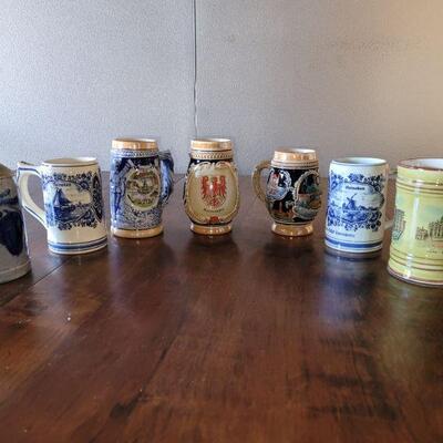 Stein Collection
https://ctbids.com/#!/description/share/675688 7 assorted Stein mugs from all over the world.

 