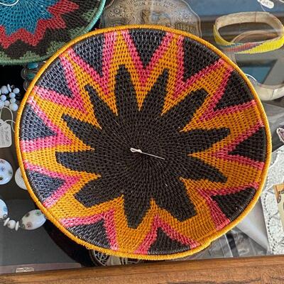 Colorful Woven Basketry