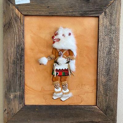 Bill Willie Thompson, Wolf, framed