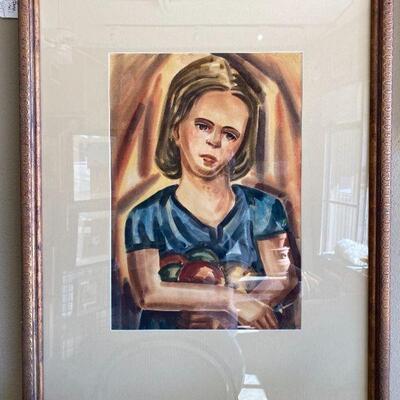 Mildred Trammell, Untitled watercolor