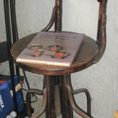 antique bar stool BUY IT NOW $ 95.00