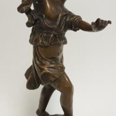 1141	BRONZE SCULPTURE OF A BOY ON A MARBLE PEDESTAL, 15 IN HIGH	75	150	25	PLEASE PAY ATTENTION FOR DAILY ADDITIONS TO THIS SALE. PARTIAL...