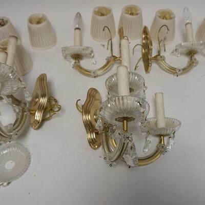 1175	COLLECTION OF HANGING SCONCES INCLUDING PAIRS, SINGLE & TRIPLE LIGHT	50	100	25	PLEASE PAY ATTENTION FOR DAILY ADDITIONS TO THIS...