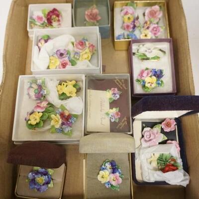 1213	LOT OF PORCELAIN FLOWER JEWELRY	25	50	10	PLEASE PAY ATTENTION FOR DAILY ADDITIONS TO THIS SALE. PARTIAL UPLOADS WILL BE MADE UP...