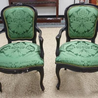 1042	PAIR OF FRENCH PROVINCIAL ARM CHAIRS,SOME PAINT LOSS	75	150	50	PLEASE PAY ATTENTION FOR DAILY ADDITIONS TO THIS SALE. PARTIAL...