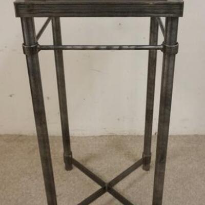 1187	STEEL FRAME STAND W/STONE TOP, 16 IN SQUARE TOP, 36 IN HIGH	100	200	25	PLEASE PAY ATTENTION FOR DAILY ADDITIONS TO THIS SALE....