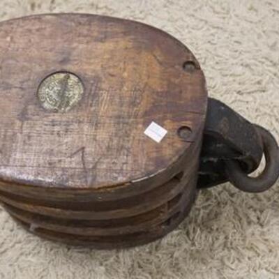 1135	UNION HARDWARE 3 PULLY BLOCK. 25 IN LONG OVERALL	50	100	25	PLEASE PAY ATTENTION FOR DAILY ADDITIONS TO THIS SALE. PARTIAL UPLOADS...
