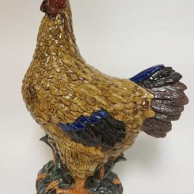 1067	LARGE POTTERY CHICKEN, 24 1/2 IN HIGH	50	100	25	PLEASE PAY ATTENTION FOR DAILY ADDITIONS TO THIS SALE. PARTIAL UPLOADS WILL BE MADE...