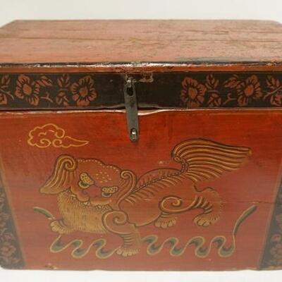 1098	ASIAN DECORATED LACQUERED BOX, 21 IN WIDE X 13 IN DEEP X 15 IN HIGH	150	300	50	PLEASE PAY ATTENTION FOR DAILY ADDITIONS TO THIS...