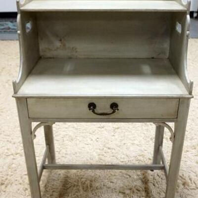 1136	1 DRAWER HOODED OCCASIONAL STAND	50	100	25	PLEASE PAY ATTENTION FOR DAILY ADDITIONS TO THIS SALE. PARTIAL UPLOADS WILL BE MADE UP...