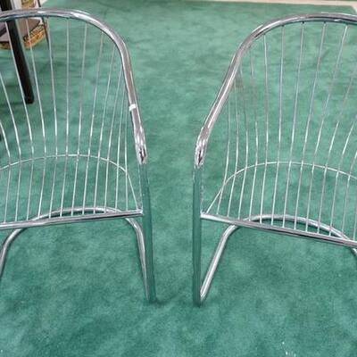 1190	2 MID CENTURY MODERN CHROME WIRE CHAIRS.	100	200	50	PLEASE PAY ATTENTION FOR DAILY ADDITIONS TO THIS SALE. PARTIAL UPLOADS WILL BE...