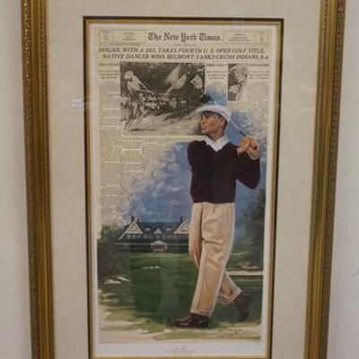 1182	BEN HOGAN PRINT YEAR OF THE TRIPLE CROWN, LIMITED EDITION #755 OF 950, DOUGLAS LONDON, PENCIL SIGNED	50	100	20	PLEASE PAY ATTENTION...