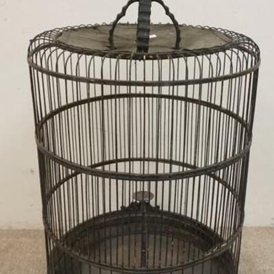 1170	LARGE VICTORIAN BIRD CAGE, 39 IN HIGH	50	100	25	PLEASE PAY ATTENTION FOR DAILY ADDITIONS TO THIS SALE. PARTIAL UPLOADS WILL BE MADE...