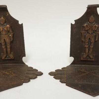 1143	PR OF MEDEVIL KNIGHT IN ARMOR BOOKENDS, 6 1/2 IN HIGH	50	100	25	PLEASE PAY ATTENTION FOR DAILY ADDITIONS TO THIS SALE. PARTIAL...