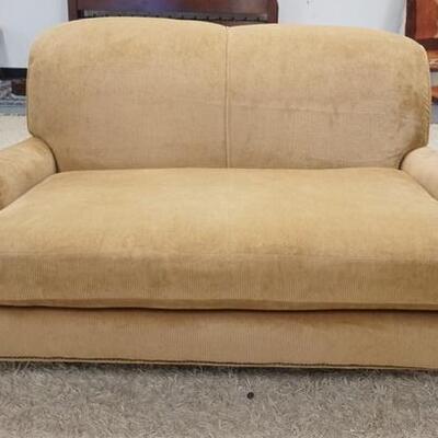 1047	LEE INDUSTRIES UPHOLSTERED LOVE SEAT, 54 IN WIDE	200	400	100	PLEASE PAY ATTENTION FOR DAILY ADDITIONS TO THIS SALE. PARTIAL UPLOADS...