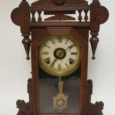 1155	WALNUT VICTORIAN SHELF CLOCK, 21 2/4 IN HIGH X 13 1/2 IN WIDE	50	100	25	PLEASE PAY ATTENTION FOR DAILY ADDITIONS TO THIS SALE....