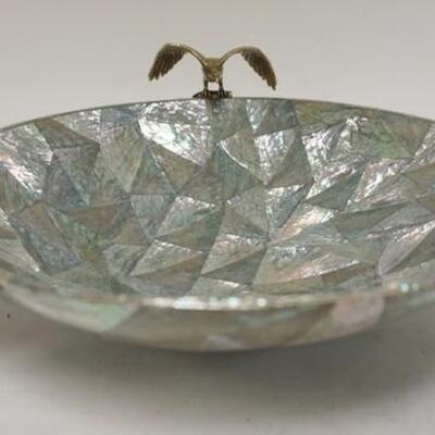 1100	ABALONE BOWL W/BRASS TWIG & BIRD MOUNTS, BOWL IS APPROXIMATELY 12 1/4 IN ROUND	75	150	50	PLEASE PAY ATTENTION FOR DAILY ADDITIONS TO...