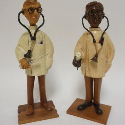 1144	PR OF ITALIAN WOODEN CARVED DOCTORS, 12 IN HIGH	50	100	25	PLEASE PAY ATTENTION FOR DAILY ADDITIONS TO THIS SALE. PARTIAL UPLOADS...