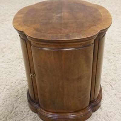 1109	CHAIR SIDE ONE DOOR STAND/END TABLE W/SCALLOPED EDGE, 20 1/4 IN X 23 IN HIGH	50	100	25	PLEASE PAY ATTENTION FOR DAILY ADDITIONS TO...