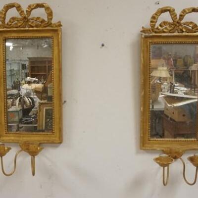 1148	PR OF GILT HANGING MIRROR CANDLE SCONCES, 30 IN HIGH X 11 IN WIDE	50	100	25	PLEASE PAY ATTENTION FOR DAILY ADDITIONS TO THIS SALE....