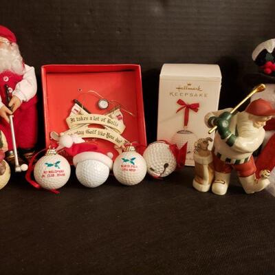 https://ctbids.com/#!/description/share/687579 Check out this golf-themed collection. Numerous ornaments including a Hallmark Keepsake...